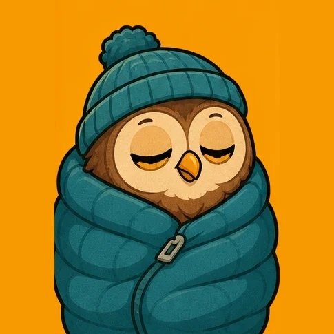 Avatar animado: Coruja, Saco de dormir