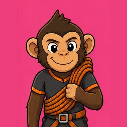 Avatar animado: Macaco prego, Corda de escalada