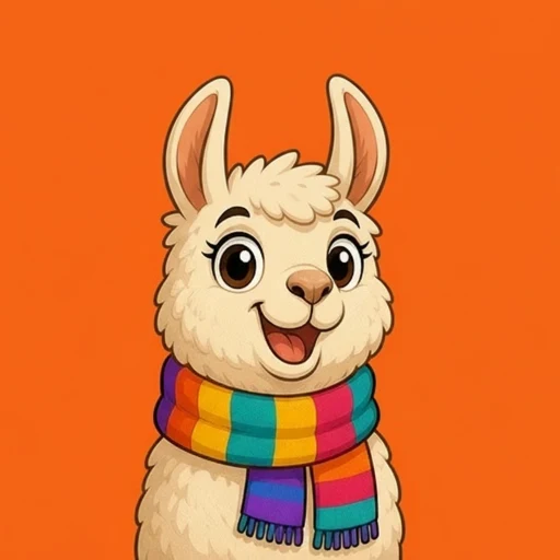 Avatar animado: Lhama, Cachecol colorido