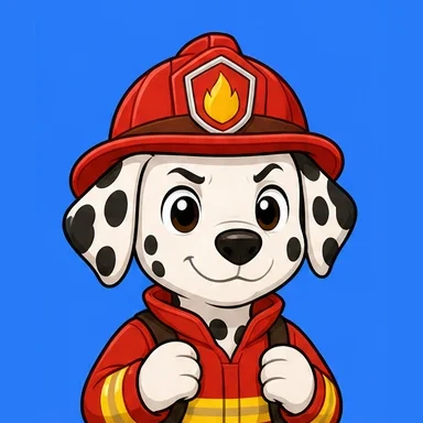 Avatar animado: Cachorro, Capacete de bombeiro